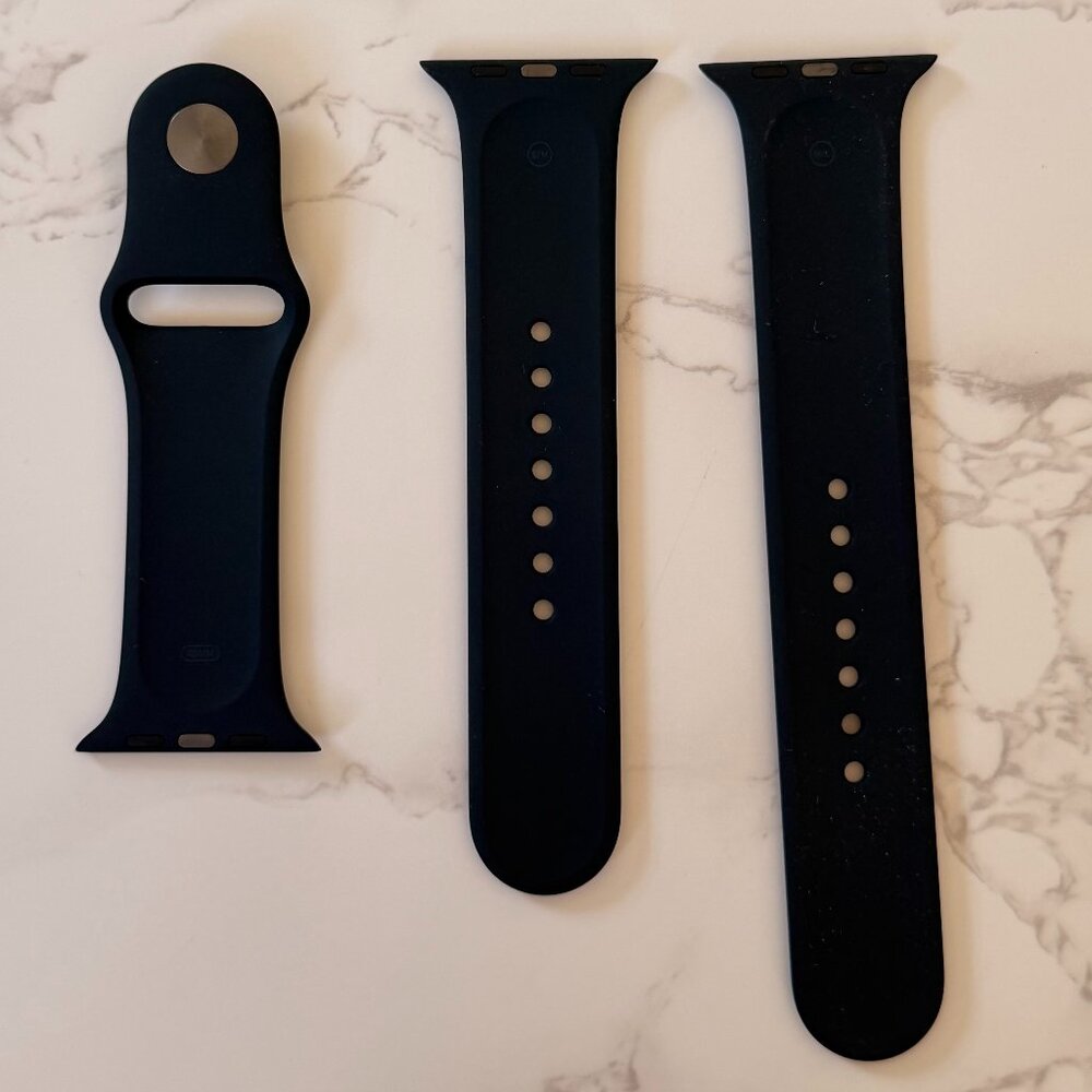 Apple Watch Sports Band Unisex | Midnight | 45mm | S/M & M/L